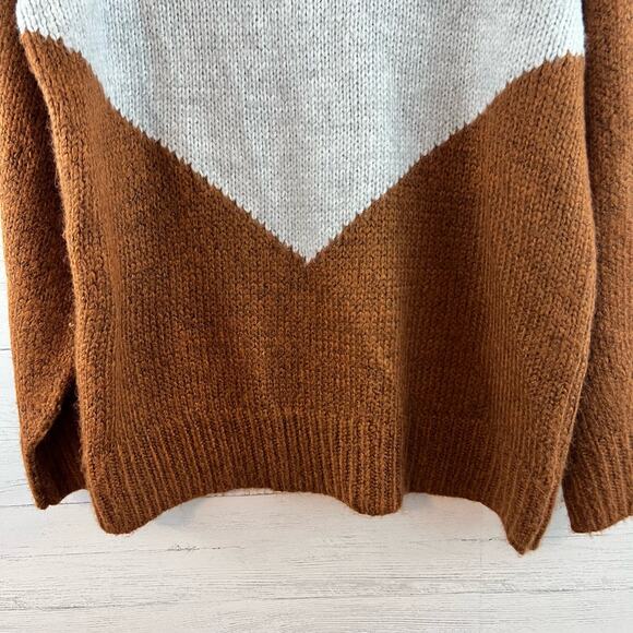 Silverflint Neutral Mock Neck Pullover Sweater Size L - Picture 4 of 7